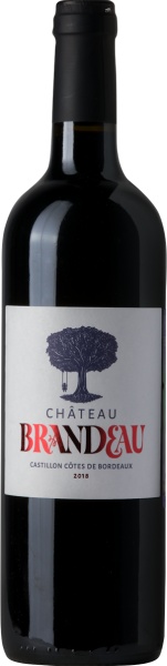 Вино красное «Chateau Brandeau Bordeaux AOC» Chateau Brandeau 2018 – «Шато Брандо Бордо АОС» Шато Брандо 0.75