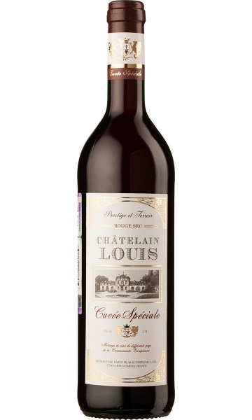 Вино красное «Cuvée Spéciale Châtelain Louis rouge sec» Châtelain Louis – «Кюве Спесиаль Замок Людовика красное сухое» Замок Людовика 0.75