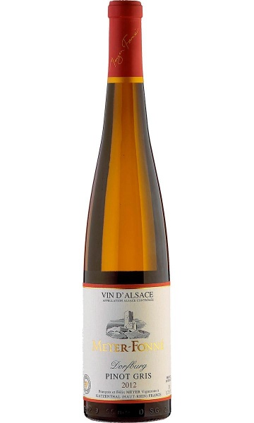 Вино белое «Pinot Gris, Alsace Grand Cru Dorfburg AOC» Meyer-Fonné 2012 – «Пино Гри, Эльзас Гранд Крю Дорфбург АОС» Мейер-Фонне 0.75
