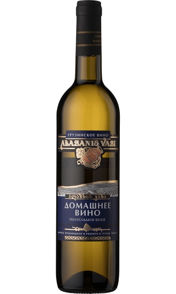 Вино белое «Alazanis Vazi Homemade Wine white demisweet» Alazanis Vazi – «Алазанис Вази Домашнее вино белое полусладкое» Алазанис Вази 0.7