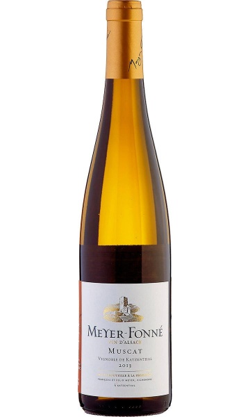 Вино белое «Vignoble de Katzenthal Muscat, Alsace AOC» Meyer-Fonné 2016 – «Винобль де Каценталь Мускат, Эльзас AOC» Мейер-Фонне 0.75