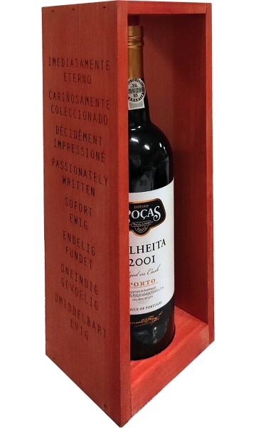 Вино «Colheita 2001 Port in gift box» Pocas 2001 – «Портвейн Колейта 2001 в п.у.» Посаш 0.75