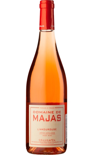 Вино розовое «L’Amourouse Rose, Vin de Pays des Côtes Catalanes IGP» Domaine de Majas 2018 – «Л’Амуруз Розе, Ван де Пэй де Кот Каталан IGP» Домен де Мажас 0.75