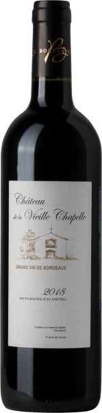 Вино красное «Tradition Bordeaux Supérieur AOC» Chateau de La Vieille Chapelle 2018 – «Традисьон Бордо Супериор АОС» Шато де ла Вьей Шапель 0.75