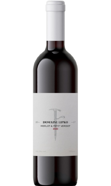 Вино красное «Merlot, Petit Verdot » Domaine Lipko 2020 – «Мерло, Пти Вердо» Домен Липко 0.75