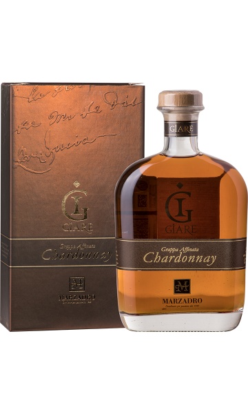 Граппа «Giare Chardonnay in gift box» Marzadro – «Джиаре Шардоне в п.у.» Марцадро в п.у.