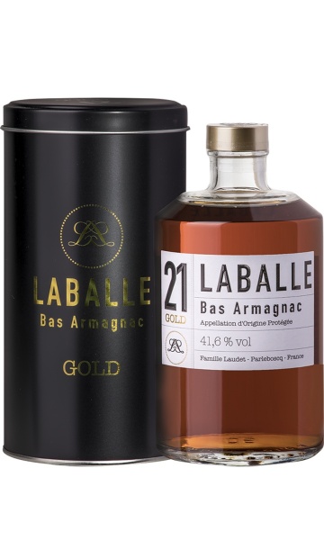 Арманьяк «Bas Armagnac 21 Gold in gift box» Laballe – «Ба Арманьяк 21 Голд в подарочной упаковке» Лабалль 0.5 в п.у.