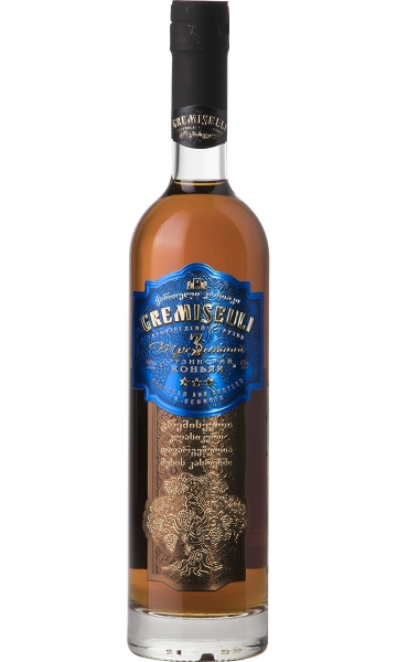 Коньяк «Gremiseuli Georgian Cognac 3 years old» Gremiseuli – «Гремисеули Грузинский коньяк трёхлетний» Гремисеули 0.5