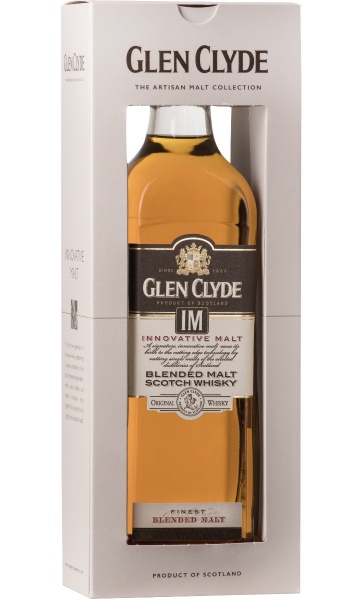 Виски «Glen Clyde IM, Blended Malt Whisky in gift box» Glen Clyde – «Глен Клайд Ай Эм, Блендед Молт Виски, в п/у» Глен Клайд 0.7 в п.у.