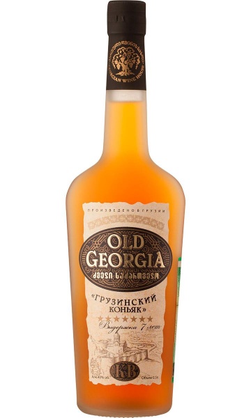 Коньяк «Old Georgia Georgian Cognac, 7 years old» Old Georgia – «Старая Грузия Грузинский коньяк семилетний КВ» Старая Грузия 0.5