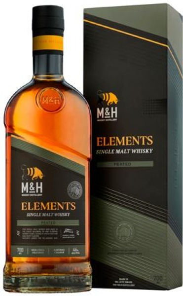 Виски M & H Elements Peated 0.7 – Эм энд Эйч Элемент Питед 0.7 л