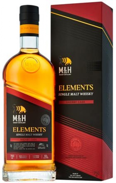 Виски M & H Elements Sherry 0.7 – Эм энд Эйч Элемент Шерри 0.7 л
