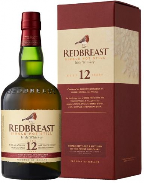Виски Redbreast 12 YO 0.7 gift pack – Редбрест 12 лет 0.7 л в подарочной упаковке