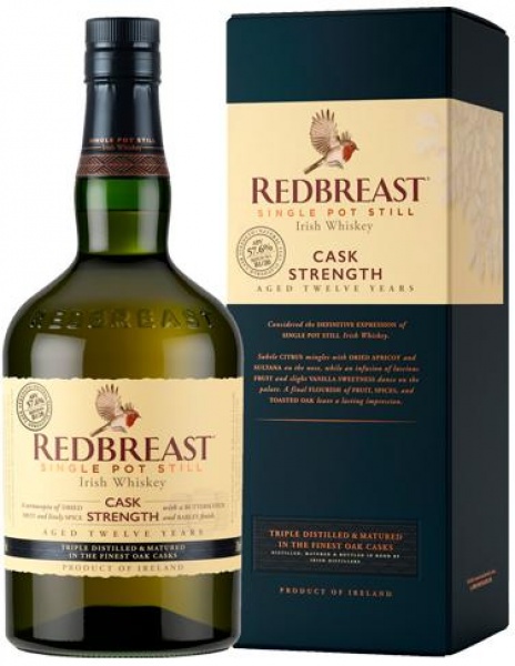 Виски Redbreast Cask Strength 12 years 0.7 Gitt Pack – Редбрест Каск Стренч 12 лет 0.7 л в подарочной упаковке