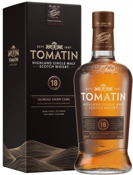 Виски Tomatin 18 years 0.7 – Томатин 18 лет 0.7