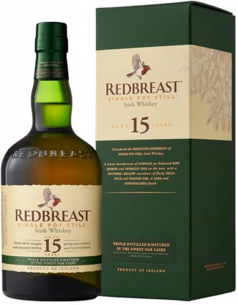 Виски Redbreast 15 years 0.7 – Редбрест 15 лет 0.7 л