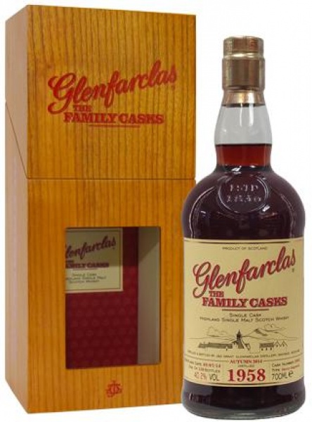 Виски Glenfarclas 1958 Family Casks 0.7 – Гленфарклас 1958 Фэмэли Каск 0.7 л