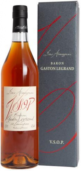 Арманьяк Baron G. Legrand VSOP Bas Armagnac 0,7 gift pack – Барон Гастон Легран ВСОП Ба Арманьяк 0.7 л в подарочной упаковке