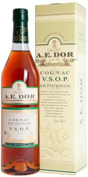 Коньяк A.E.Dor VSOP Rare Fine Champagne 0.7 л gift pack – А.Е. Дор ВСОП Раре Файн Шампань 0.7 л в подарочной упаковке