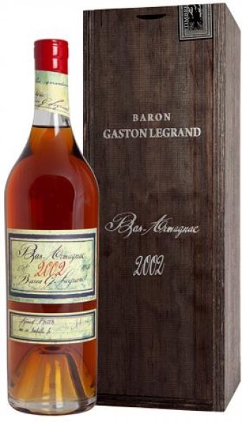 Арманьяк Baron G. Legrand 2002 Bas Armagnac 0.7 wood gift pack – Барон Гастон Легран 2002 Ба Арманьяк 0.7 л