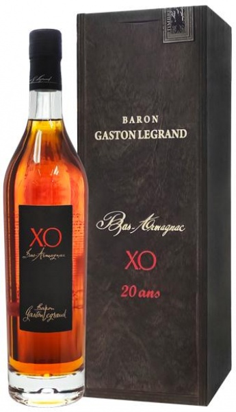 Арманьяк Baron G. Legrand XO Bas Armagnac 0.7 wood gift pack – Барон Г. Легран ХО Ба Арманьяк 0.7 л в деревянной подарочной упаковке