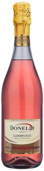 Lambrusco Donelli – Ламбруско Донелли” розовое сладкое, 0.75л