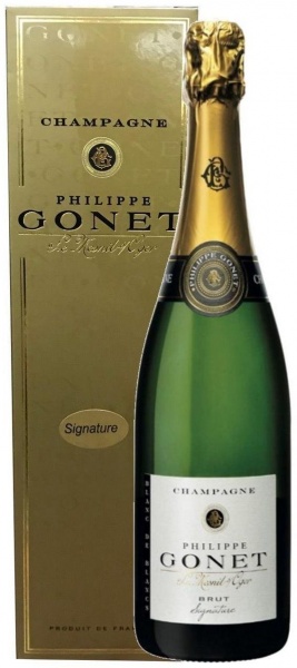 Champagne Philippe Gonet Blanc de Blancs Brut Signature (gift box) – Шампань Филипп Гоне Блан де Блан Брют Синьятюр