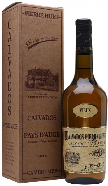 Pierre Huet, Calvados Vieux Pays d’Auge (Gift Box) – Пьер Юэ, Кальвадос Вьё Пеи д’Ож (в п/у)