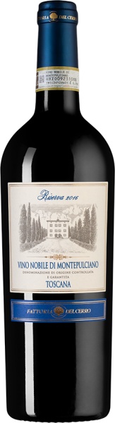 Vino Nobile di Montepulciano Riserva – Вино Нобиле ди Монтепульчано Ризерва, Фаттория дель Черро