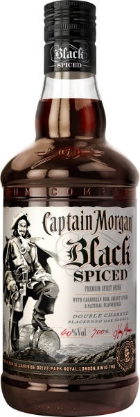 Captain Morgan Black Spiced – Капитан Морган Блэк Спайсед, Капитан Морган