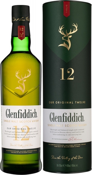 Glenfiddich 12 YO, п.у. – Гленфиддик 12 лет