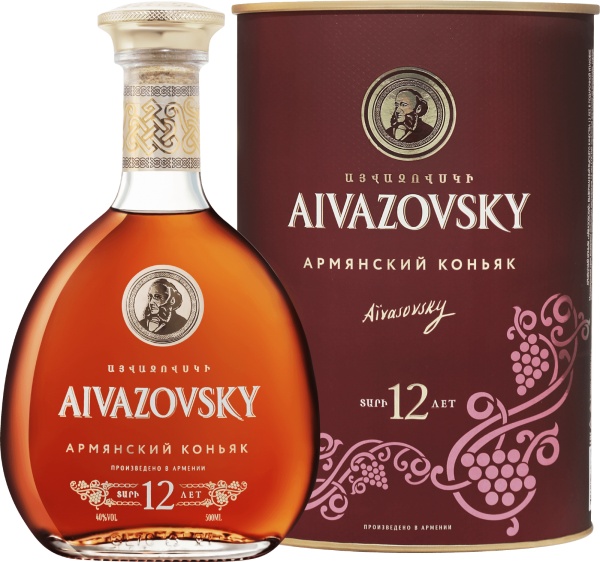 Aivazovsky Old Armenian Brandy 12 Y.O. (gift box) – Айвазовский Старый 12 Лет В Подарочной Упаковке