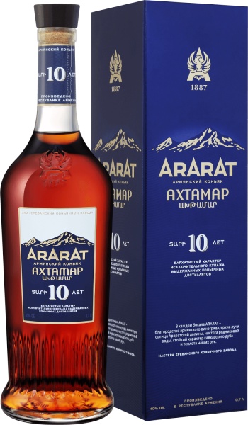 ARARAT Akhtamar 10 y.o. (gift box) – Арарат Ахтамар 10 Лет В Подарочной Упаковке