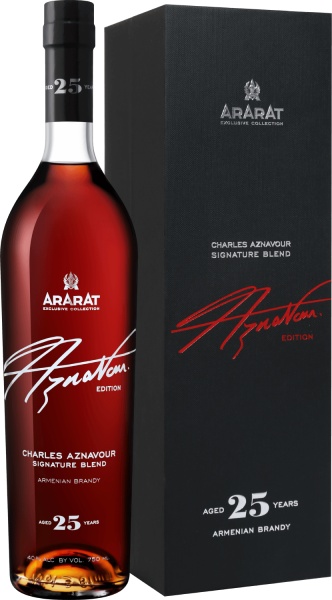 ARARAT Charles Aznavour Signature Blend 25 y.o. (gift box) – Арарат Шарль Азнавур Авторский Бленд 25 Лет В Подарочной Упаковке