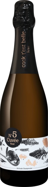 Cock t’est belle. Pinot Noir & Chardonnay. Cuvee №5 Rose – Кок Т’э Бэль. Пино Нуар И Шардоне. Кюве №5 Розе