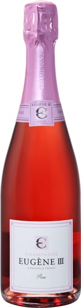 Eugene III Rosé Brut Champagne АOC Coopérative Vinicole de la Région de Baroville – Еужен Iii Розе Брют Шампань Аoc Кооператив Виниколь Де Ла Режьон Де Баровиль