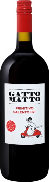 Gatto Matto Primitivo Salento IGT Villa Degli Olmi – Гатто Матто Примитиво Саленто Igt Вилла Дельи Олми