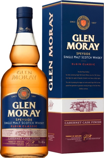 Glen Moray Elgin Classic Cabernet Cask Finish, п.у. – Глен Морей Элгин Классик Каберне Каск Финиш