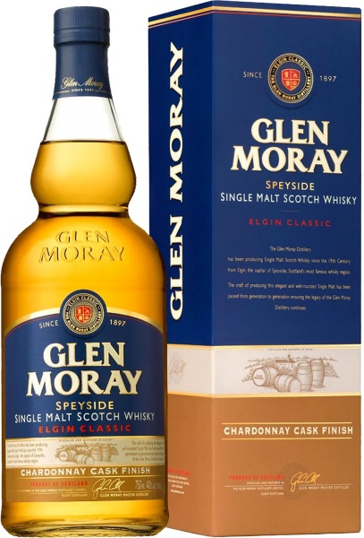 Glen Moray Elgin Classic Chardonnay Cask Finish, п.у. – Глен Морей Элгин Классик Шардоне Каск Финиш