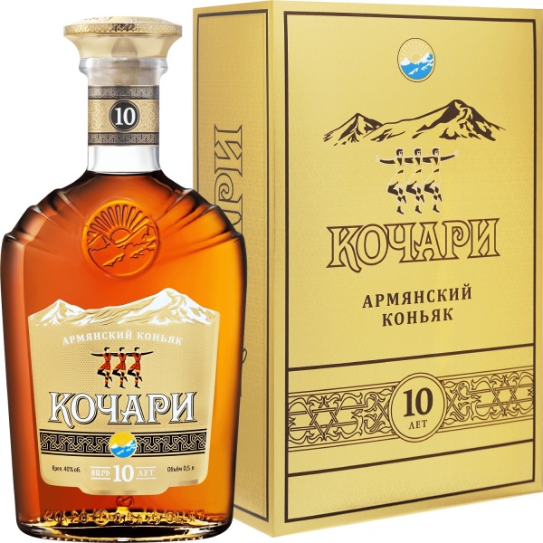 Kochari Armenian Brandy 10 Y.O. (gift box) – Кочари 10 Лет В Подарочной Упаковке