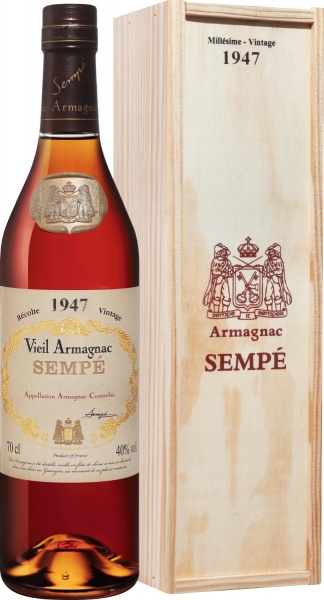 Sempe Vieil Armagnac 1947 (gift box) – Семпэ Вьей Арманьяк 1947 Г (В Под.упак)