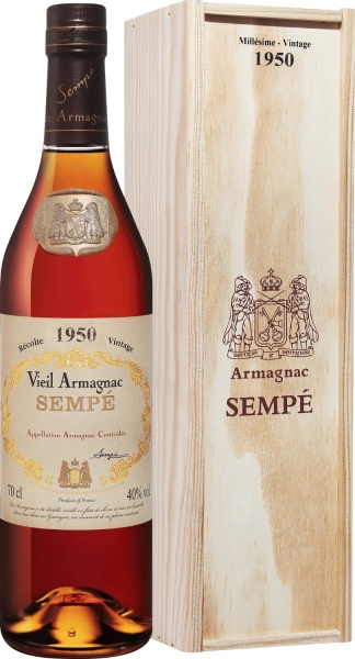 Sempe Vieil Armagnac 1950 (gift box) – Семпэ Вьей Арманьяк 1950 Г (В Под.упак)