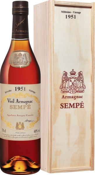 Sempe Vieil Armagnac 1951 (gift box) – Семпэ Вьей Арманьяк 1951 Г (В Под.упак)