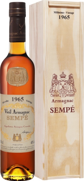 Sempe Vieil Vintage 1965 Armagnac AOC (gift box) – Семпэ Вьей Винтаж 1965 Арманьяк Aoc В Подарочной Упаковке