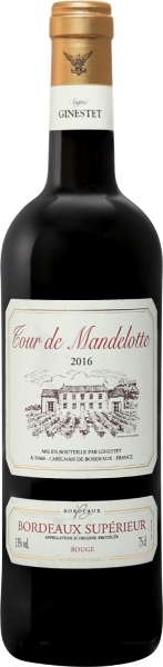 Tour de Mandelotte Bordeaux Superieur AOC Ginestet – Тур Де Манделот Бордо Сюперьор Aoc Жинесте