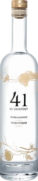 41 by Ohanyan Pomegranate Vodka – 41 Бай Оганян Гранатовая Водка
