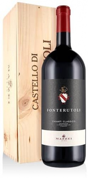 Chianti Classico DOCG. Fonterutoli rosso in wooden box – Кьянти Классико. Фонтерутолив Дер. Коробке