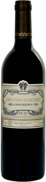 Gregorio Martinez Rioja Grand Reserva – Риоха. Грегорио Мартинез. Гран Резерва