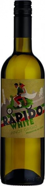 Rapido White. Pinot Grigio. IGT Provincia di Pavia – Рапидо Уайт. Пино Гриджо. Павия