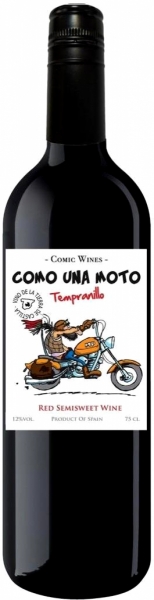 Como Una Moto Tempranillo Semisweet – Комо Уна Мото Темпранильо Полусладкое